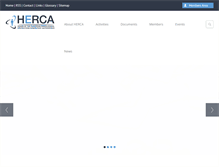 Tablet Screenshot of herca.org